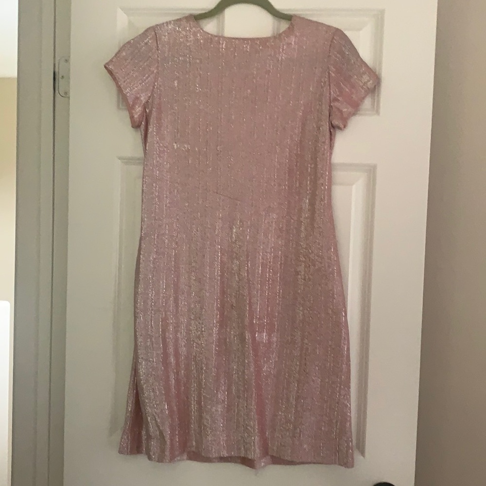 Vintage pink metallic mini